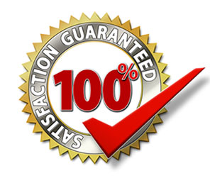 100% Satisfaction Guaranteed Badge